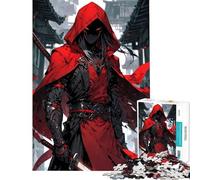 Puzzle per adulti da 1000 pezzi con Cappuccetto Rosso e Samurai Divertimento a casa attività creative perfette per decorare la casa Gioco impossibile per ragazzi dai 14 anni in su 50x75cm