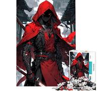 Puzzle per adulti da 1000 pezzi con Cappuccetto Rosso e Samurai ideale per compleanni Natale decorazioni per la casa e la parete adatto a partire dai 14 anni 38x26cm