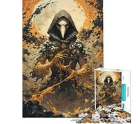 Puzzle per adulti da 1000 pezzi con cappuccio Dottore della Peste Oscura puzzle per adulti giochi rilassanti decorazione perfetta ideale come regalo (dimensioni 38x26cm)