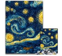 Puzzle per adulti da 1000 pezzi con cielo stellato, puzzle in cartone dal design intricato per adolescenti, decorazioni fai da te e divertimento che stimola la mente, 26x38cm