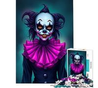 Puzzle per adulti da 1000 pezzi con clown gotico gioco educativo e stimolante ideale per il relax e il miglioramento della memoria perfetto come regalo di compleanno (dimensioni 50x75cm)