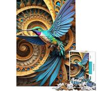 Puzzle per adulti da 1000 pezzi con colibrì dalla coda viola ideale per adolescenti giochi rilassanti regali per donne compleanni e occasioni speciali (dimensioni 38x26cm)