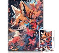 Puzzle per adulti da 1000 pezzi con colori volpini, ma gioco rompicapo divertente e umoristico, ottimo regalo per i giochi (dimensioni 38x26cm)