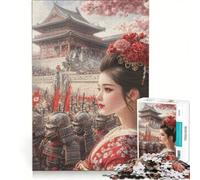 Puzzle per adulti da 1000 pezzi con corteo di ciliegi in fiore, gioco rompicapo, attività divertenti da fare in casa, lista dei desideri con Babbo Natale 50x75cm