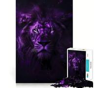 Puzzle per adulti da 1000 pezzi con costellazione del leone e animali,gioco di logica,taglio di precisione,bordi lisci,regalo perfetto per riunioni di famiglia (50x75cm)