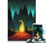 Puzzle per adulti da 1000 pezzi con creature fantastiche del bosco gioco educativo regalo di compleanno adatto per la decorazione della scrivania 38x52cm