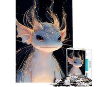 Puzzle per adulti da 1000 pezzi con creature fantastiche e polvere dorata Aiuta a stimolare la mente donne e famiglie Adatto a partire dai 14 anni (50x75cm)