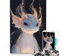 Puzzle per adulti da 1000 pezzi con creature fantastiche e polvere dorata, gioco pratico, ideale per passare il tempo durante le vacanze a casa e per rafforzare l'amore di coppia 38x52cm