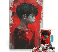 Puzzle per adulti da 1000 pezzi con cuori graffiti e street art gioco rompicapo divertente antistress regalo stimolante 50x75cm