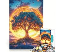 Puzzle per adulti da 1000 pezzi con curiosità sugli alberi gioco interattivo impegnativo e stimolante ideale come regalo per tutta la famiglia 38x26cm