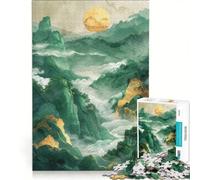 Puzzle per adulti da 1000 pezzi con decorazioni dorate a tema natura gioco educativo per divertimento in famiglia collezione d'artista belle arti 50x75cm