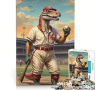 Puzzle per adulti da 1000 pezzi con dinosauri eroi e giochi rilassanti per la casa attività divertenti per rafforzare l'amore tra le coppie 38x26cm