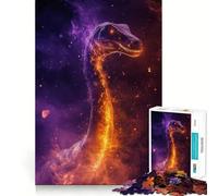 Puzzle per adulti da 1000 pezzi con dinosauro Brachiosauro,incastro preciso,gioco cognitivo,ideale per momenti di relax e svago,regalo perfetto per le festività (38x52cm)
