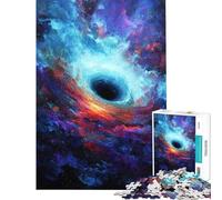 Puzzle per adulti da 1000 pezzi con dipinto del buco nero cosmico Puzzle rilassante per adulti ideale per il divertimento in famiglia compleanni e occasioni speciali (50x75cm)