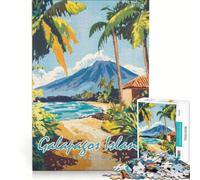 Puzzle per adulti da 1000 pezzi con dipinto delle Isole Galapagos, gioco rompicapo, difficile, ideale come regalo per tutta la famiglia 50x75cm