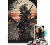 Puzzle per adulti da 1000 pezzi con dipinto di un samurai oscuro, giochi per famiglie, attività divertenti da fare a casa, regalo di compleanno, regali 38x26cm