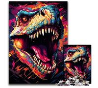 Puzzle per adulti da 1000 pezzi con disegni fantasy di dinosauri puzzle impegnativi attività per la casa per feste compleanni e serate di giochi in famiglia 1000 pezzi (75x50 cm)
