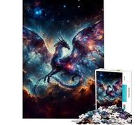 Puzzle per adulti da 1000 pezzi con drago e costellazione gioco educativo e stimolante ideale per il relax e il miglioramento della memoria perfetto come regalo di compleanno (dimensioni 50x75cm)