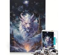 Puzzle per adulti da 1000 pezzi con drago magico gioco rilassante ideale per passare il tempo durante le vacanze un regalo perfetto per gli appassionati di videogiochi 50x75cm