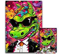 Puzzle per adulti da 1000 pezzi con drago volante e graffiti. Puzzle impossibili per adulti, ideali per divertimento in famiglia, relax e regali per le feste. Dimensioni: 26X38CM/10,23x14,96 pollici.