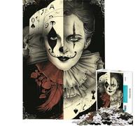 Puzzle per adulti da 1000 pezzi con Due Facce e Joker ideale per giochi in famiglia e regali per donne Stimolante da completare (dimensioni 38x26cm)