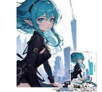 Puzzle per adulti da 1000 pezzi con elfo anime giocattolo avvincente per coltivare la pazienza gioco pratico decorazione da parete regalo per donne e uomini (dimensioni 50x75cm)