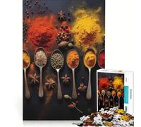 Puzzle per adulti da 1000 pezzi con erbe e spezie gioco educativo decorazione per la casa per rafforzare l'amore tra le coppie 38x52cm