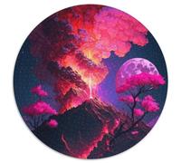 Puzzle per adulti da 1000 pezzi con esplosione vulcanica. Puzzle impegnativi ideali per gli innamorati, perfetti come regalo di Natale, Capodanno e San Valentino. Dimensioni: 67,5x67,5 cm.