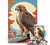 Puzzle per adulti da 1000 pezzi con falchi felici, gioco educativo, decorazione perfetta, ogni pezzo è unico 50x75cm
