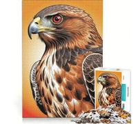 Puzzle per adulti da 1000 pezzi con falchi felici, gioco rilassante, migliora la memoria, compleanno e Natale 38x26cm