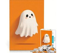 Puzzle per adulti da 1000 pezzi con fantasma di Halloween in stile Kawaii gioco educativo difficile compleanno e Natale 50x75cm