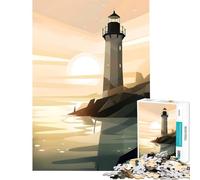 Puzzle per adulti da 1000 pezzi con faro gioco pratico che stimola l'intelligenza e crea dipendenza Regalo di compleanno ideale per donne (dimensioni 38x52cm)