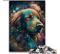 Puzzle per adulti da 1000 pezzi con favola sul cane Golden Retriever, puzzle per adolescenti, giochi educativi per la famiglia, regalo per la decorazione della casa (dimensioni: 26x38cm)