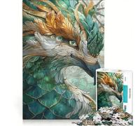 Puzzle per adulti da 1000 pezzi con fenice astratta Kintsugi, gioco interattivo, decorazione per la casa, compleanno e Natale 50x75cm