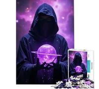 Puzzle per adulti da 1000 pezzi con figura mistica che tiene in mano giocattoli luminosi e avvincenti per coltivare la pazienza un gioco impossibile di analisi e logica regalo di compleanno (75x50cm)