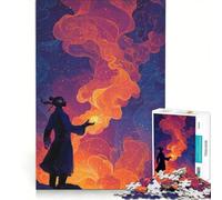 Puzzle per adulti da 1000 pezzi con figura mistica e sfera energetica gioco educativo impegnativo da completare compleanni e altre occasioni 50x75cm