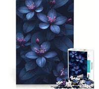 Puzzle per adulti da 1000 pezzi con fiori blu e rosa, gioco rompicapo, assemblaggio di motivi, ottimo regalo per gli appassionati di videogiochi 50x75cm