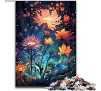 Puzzle per adulti da 1000 pezzi con fiori di campo colorati in fiore, puzzle impossibili per adulti, dimensioni 26x38cm, gioco decorativo fai da te stimolante, giocattolo interattivo per famiglie