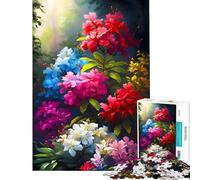 Puzzle per adulti da 1000 pezzi con fiori mamma e azalea gioco educativo giocattolo avvincente per coltivare la pazienza regalo per donne e uomini decorazione da parete (dimensioni 38x52cm)