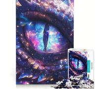 Puzzle per adulti da 1000 pezzi con galassia, universo e occhio di drago, decorazione da parete, attività divertenti da fare in casa, per rafforzare l'amore tra le coppie 38x26cm