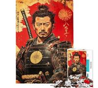 Puzzle per adulti da 1000 pezzi con guerriero samurai e graffiti ideale per adolescenti perfetto per passare il tempo durante le vacanze come regalo di compleanno o di Natale 50x75cm