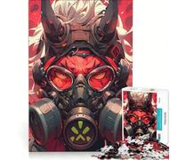 Puzzle per adulti da 1000 pezzi con il Diavolo Rosso in stile anime, gioco rompicapo, per divertimento in famiglia, per rafforzare l'amore tra le coppie 38x52cm