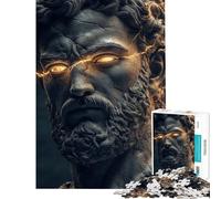 Puzzle per adulti da 1000 pezzi con il dio greco Zeus Gioco rilassante taglio di precisione sfida stimolante idea regalo (dimensioni 38x52cm)