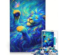 Puzzle per adulti da 1000 pezzi con il Leone di Giuda illustrazione profetica gioco educativo decorazione per la casa per rafforzare l'amore tra le coppie 50x75cm