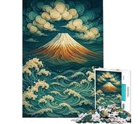 Puzzle per adulti da 1000 pezzi con il Monte Fuji e le onde dell'oceano un'opera d'arte per ragazzi ideale per rilassarsi passare il tempo durante le vacanze o come gioco stimolante un regalo perfetto