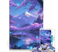Puzzle per adulti da 1000 pezzi con il Monte Fuji un'esperienza magica e rilassante ideale per stimolare la mente e la creatività perfetto come regalo di compleanno o di viaggio 38x52cm