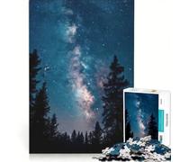 Puzzle per adulti da 1000 pezzi con il nucleo della Via Lattea gioco rompicapo antistress da aggiungere alla lista dei desideri con Babbo Natale 50x75cm