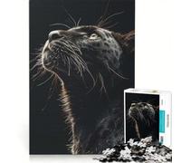 Puzzle per adulti da 1000 pezzi con il profilo della Pantera Nera, gioco rompicapo, assemblaggio di figure, ottimo regalo per gli appassionati di videogiochi 50x75cm