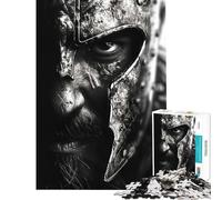 Puzzle per adulti da 1000 pezzi con il re Leonida e la guerra spartana ideale per compleanni e Natale Gioco antistress divertente per maggiori di 14 anni (50x75cm)