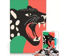 Puzzle per adulti da 1000 pezzi con il ruggito della Pantera Nera, gioco rompicapo, assemblaggio di figure, ottimo regalo per gli appassionati di videogiochi 50x75cm